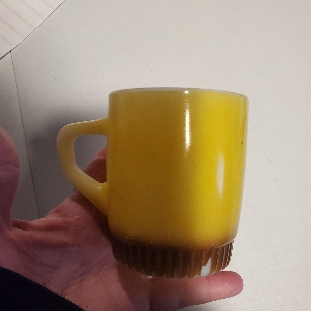 🍉Vintage Fire king Ware Anchor & Hocking coffee mug (as is)